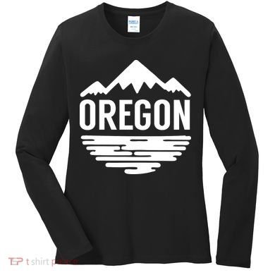 Oregon Simple Logo Women's Long Sleeve Shirt