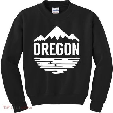 Oregon Simple Logo Kids Sweatshirt