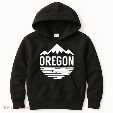Oregon Simple Logo Kids Hoodie