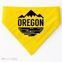 Oregon Simple Logo USA-Made Doggie Bandana thumb 0