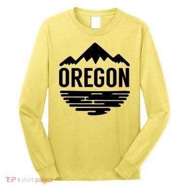 Oregon Simple Logo Long Sleeve Shirt