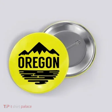 Oregon Simple Logo Button