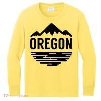 Oregon Simple Logo Kids Long Sleeve Shirt thumb 0