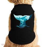 Ocean Sea Life Whale Tail Doggie Tank thumb 0
