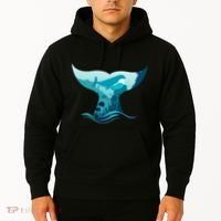 Ocean Sea Life Whale Tail Hoodie thumb 2