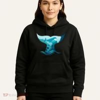 Ocean Sea Life Whale Tail Hoodie thumb 5