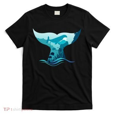 Ocean Sea Life Whale Tail T-Shirt