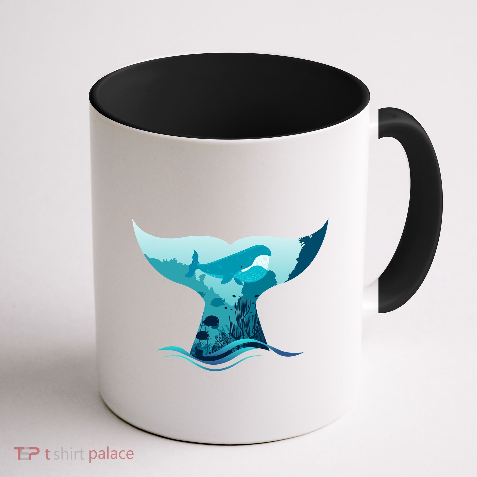 Ocean Sea Life Whale Tail Coffee Mug