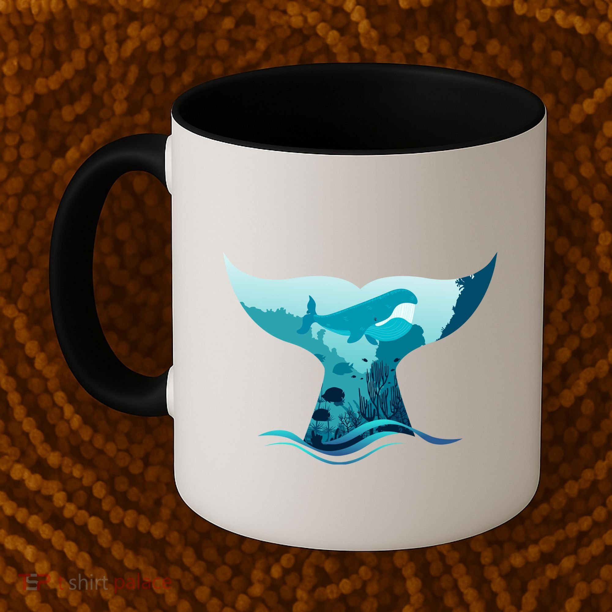 Ocean Sea Life Whale Tail Coffee Mug