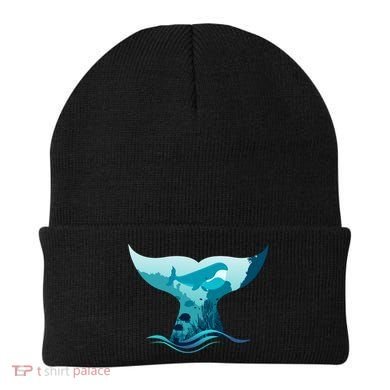 Ocean Sea Life Whale Tail Beanie