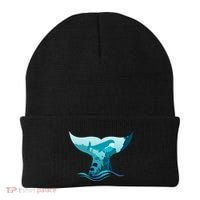 Ocean Sea Life Whale Tail Beanie thumb 0