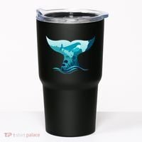 Ocean Sea Life Whale Tail Tumbler thumb 0