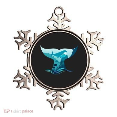 Ocean Sea Life Whale Tail Ornament