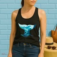 Ocean Sea Life Whale Tail Women's Tank Top thumb 2