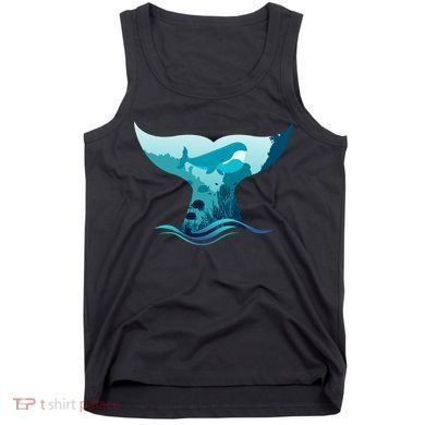 Ocean Sea Life Whale Tail Tank Top