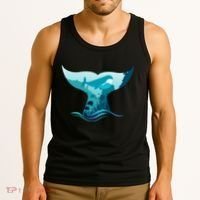 Ocean Sea Life Whale Tail Tank Top thumb 3