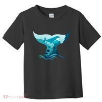 Ocean Sea Life Whale Tail Toddler T-Shirt thumb 0