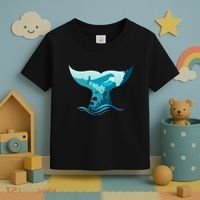 Ocean Sea Life Whale Tail Toddler T-Shirt thumb 3