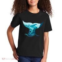 Ocean Sea Life Whale Tail Kids T-Shirt thumb 2