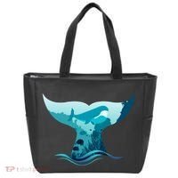 Ocean Sea Life Whale Tail Tote Bag thumb 0