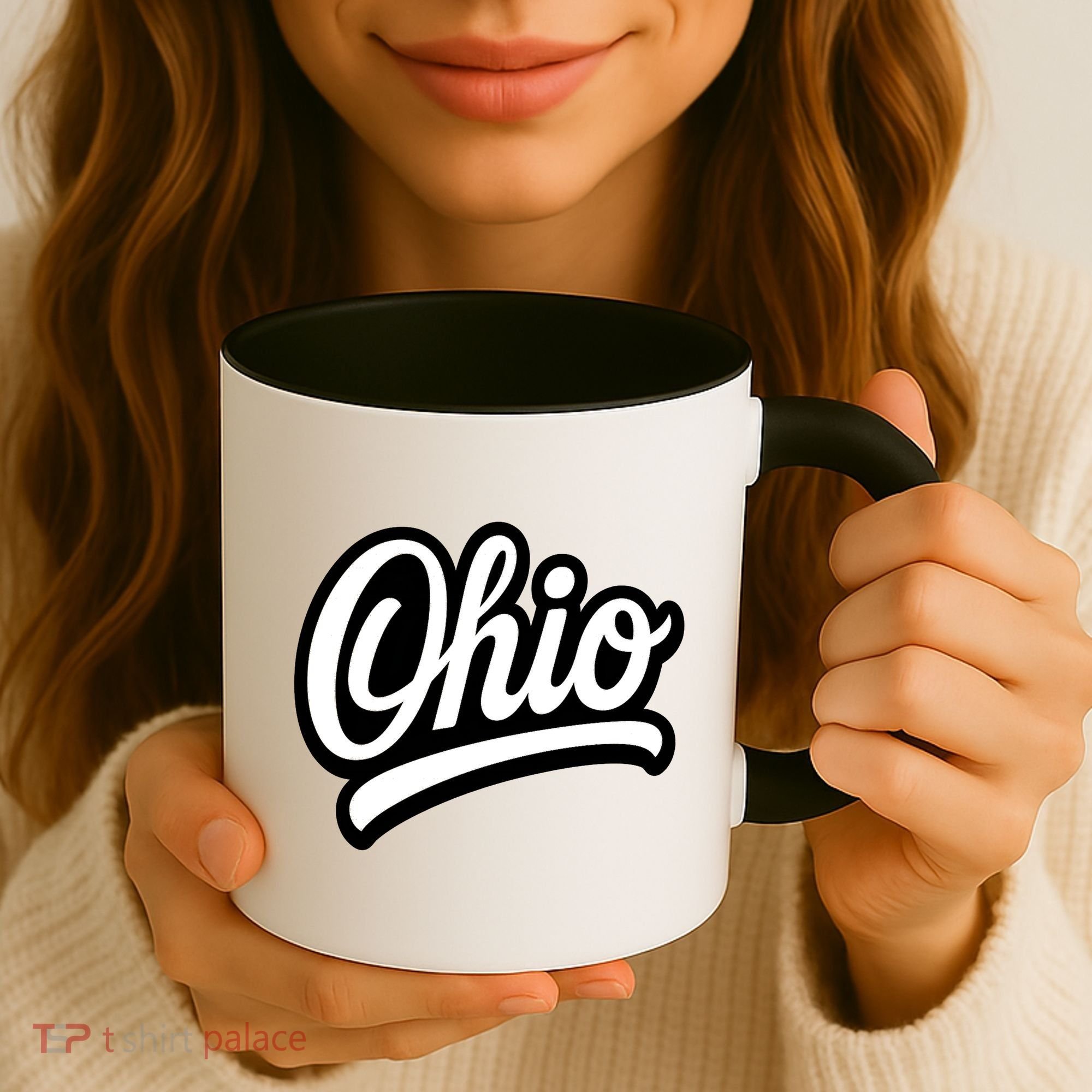 Ohio Script Logo Sports Team Fan College Varsity Coffee Mug