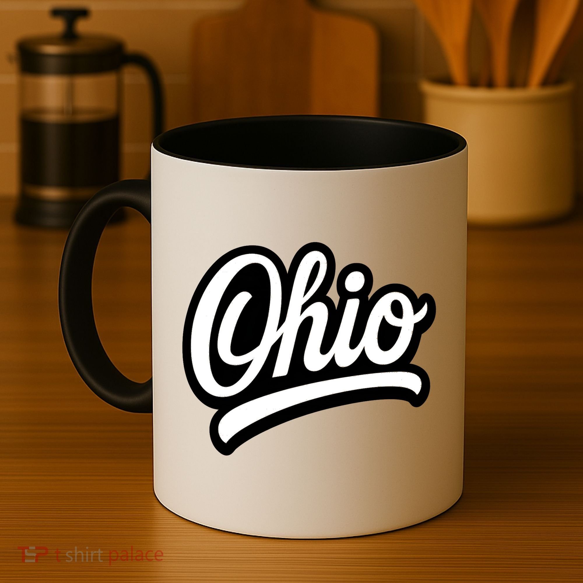 Ohio Script Logo Sports Team Fan College Varsity Coffee Mug