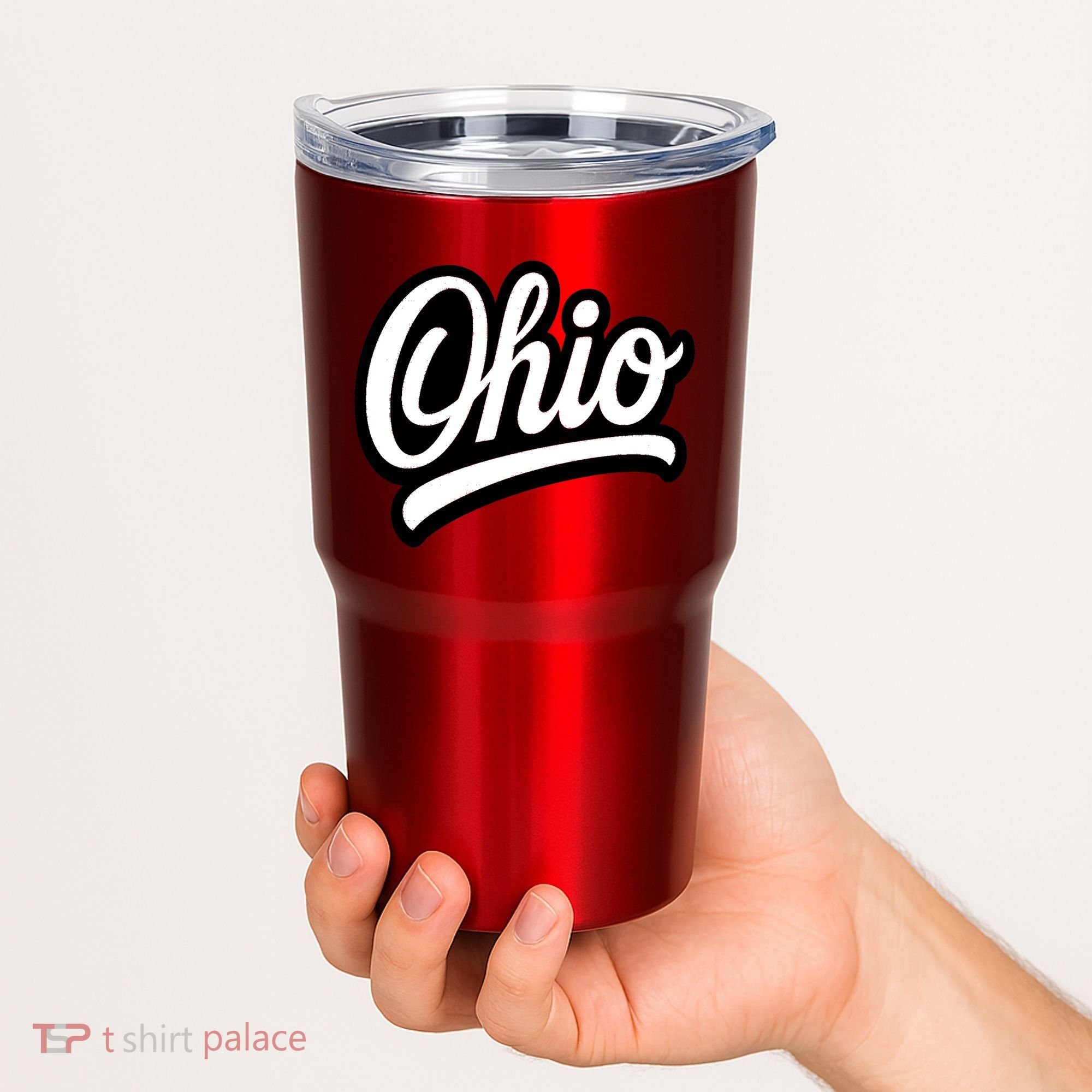 Ohio Script Logo Sports Team Fan College Varsity Tumbler