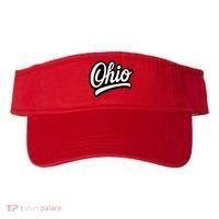 Ohio Script Logo Sports Team Fan College Varsity Visor thumb 0