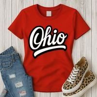Ohio Script Logo Sports Team Fan College Varsity Women's T-Shirt thumb 3