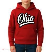 Ohio Script Logo Sports Team Fan College Varsity Kids Hoodie thumb 4