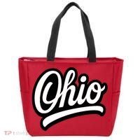 Ohio Script Logo Sports Team Fan College Varsity Tote Bag thumb 0