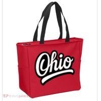 Ohio Script Logo Sports Team Fan College Varsity Tote Bag thumb 2