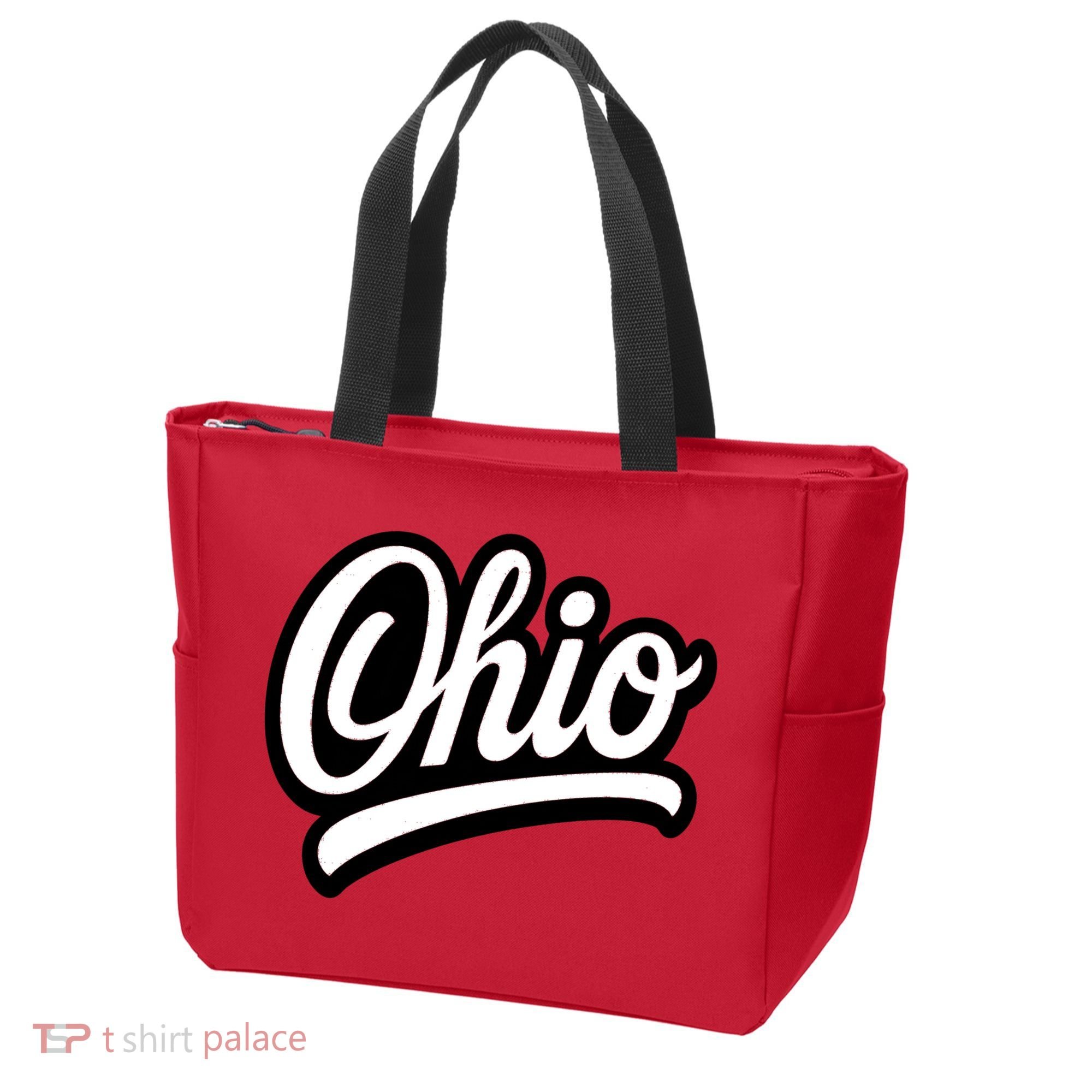 Ohio Script Logo Sports Team Fan College Varsity Tote Bag