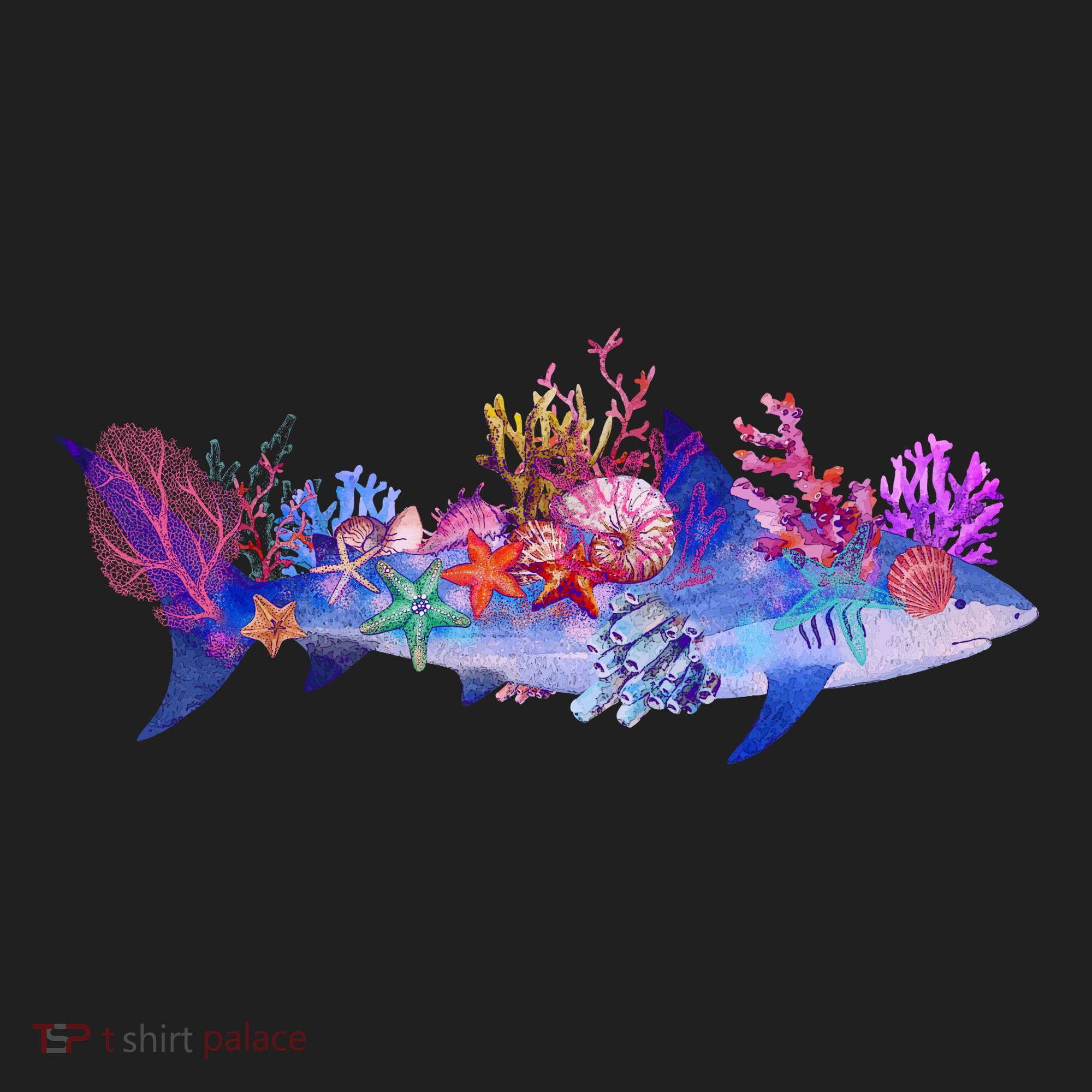 Ocean Sea Life Shark Beanie