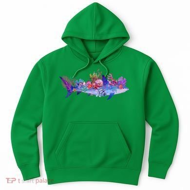 Ocean Sea Life Shark Hoodie