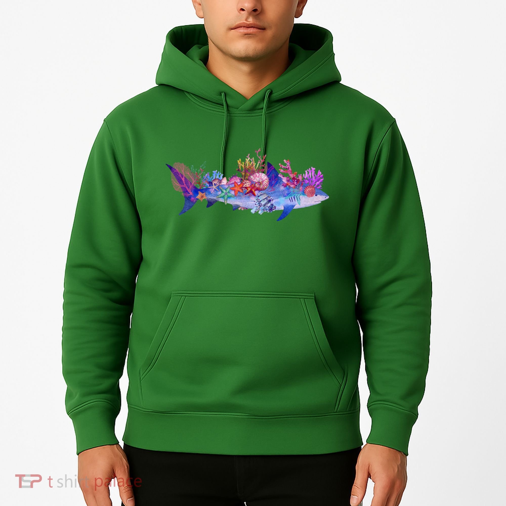 Ocean Sea Life Shark Hoodie