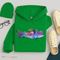Ocean Sea Life Shark Hoodie thumb 4