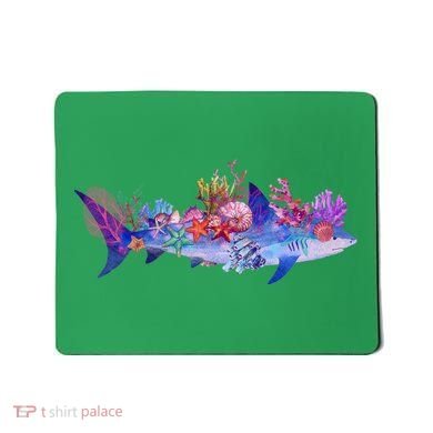 Ocean Sea Life Shark Mousepad
