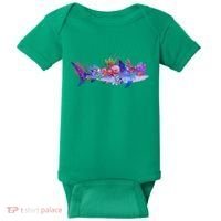 Ocean Sea Life Shark Baby Bodysuit thumb 0