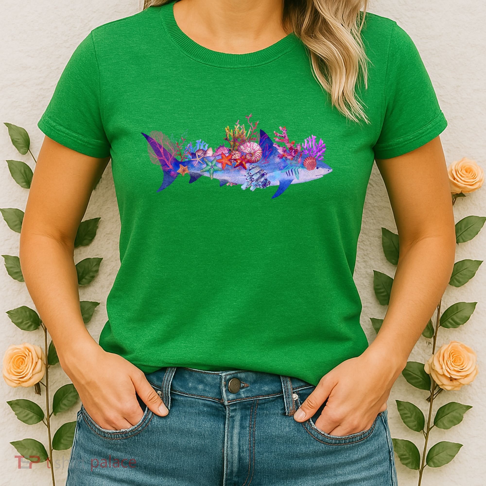 Ocean Sea Life Shark Women's T-Shirt