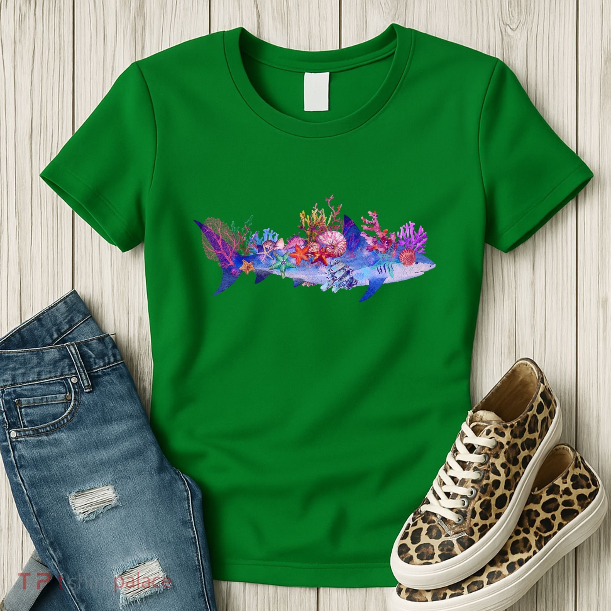 Ocean Sea Life Shark Women's T-Shirt