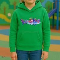 Ocean Sea Life Shark Kids Hoodie thumb 3