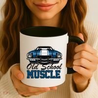 Old School Muscle Car Coffee Mug thumb 3