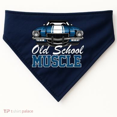 Old School Muscle Car USA-Made Doggie Bandana