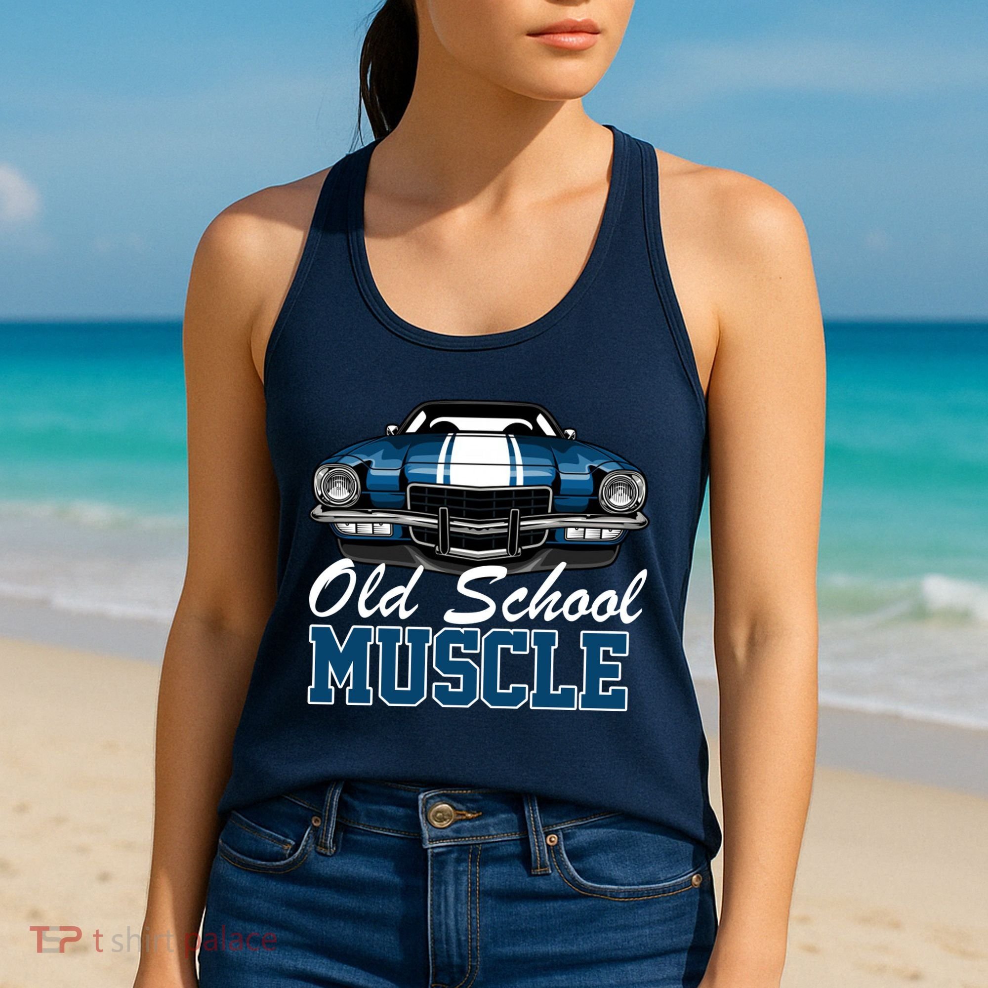 Old School Muscle Car Women's Tank Top