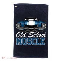 Old School Muscle Car Golf Towel thumb 0