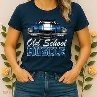 Old School Muscle Car Women's T-Shirt thumb 2