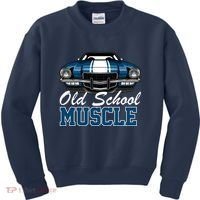 Old School Muscle Car Kids Sweatshirt thumb 0