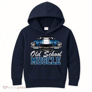 Old School Muscle Car Kids Hoodie