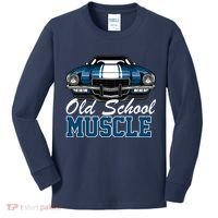 Old School Muscle Car Kids Long Sleeve Shirt thumb 0